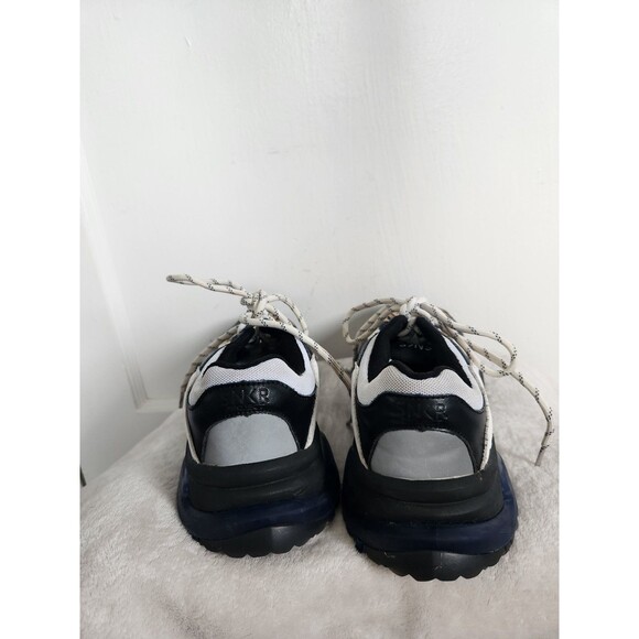 SNKR Project Prospect Park Sneakers Black White Leopard Front Side Sz 9 GUC - Picture 7 of 10